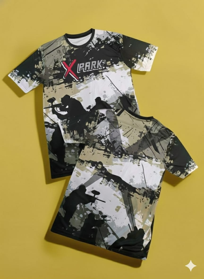 ADULTS TEE - X PARK (ARMY GREEN)